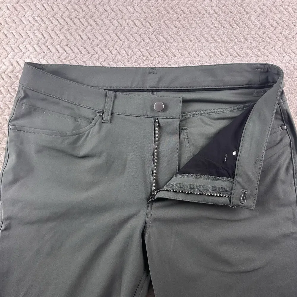 Lululemon ABC Classic Warpstreme Pants - Men's Size‎ 34- Green